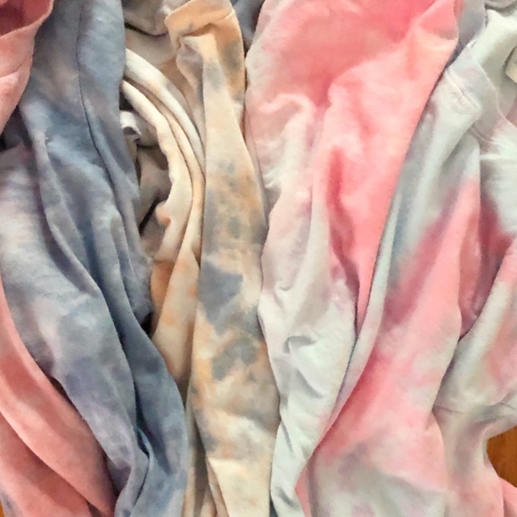 NEW lavender Tie dyed hoodie oversized S-3X Spring - Picture 6 of 7